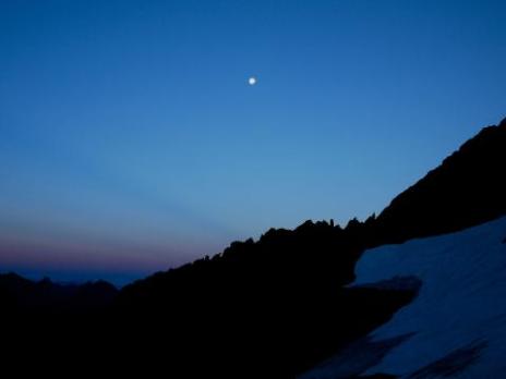 le jour se lève sur la Vanoise