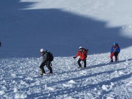Alpinisme en Vanoise la Becca du Lac par leglacier de l'Invernet