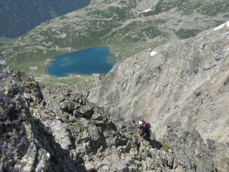 Sur l'arête de Bellaval