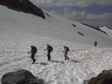 le col du Grand, jour 1