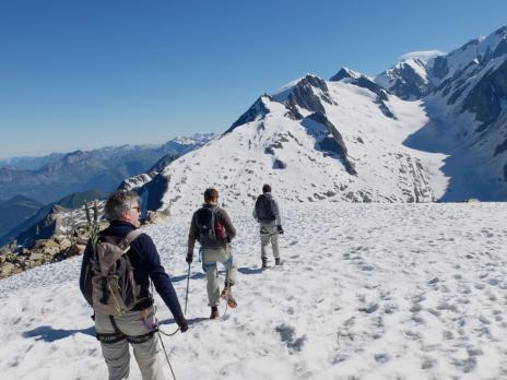 La descente du Mont Tondu