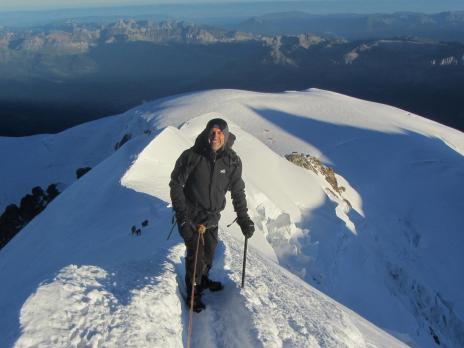 Le Mont Blanc descente par l'arête des Bosses - Guides des Arcs