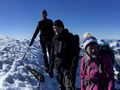 Sommet du Mont Pourri 3779m.