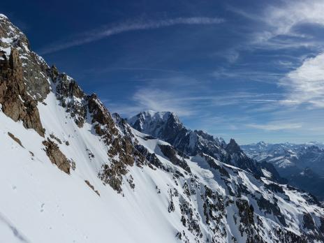 Vue sur le Mont blanc