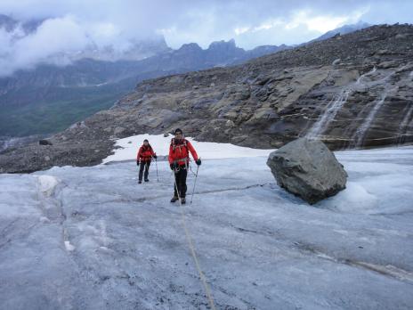 Le glacier des sources de l'Isère