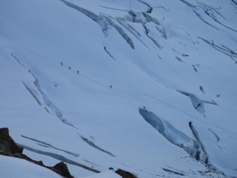 Alpinisme au Dome des Glaciers