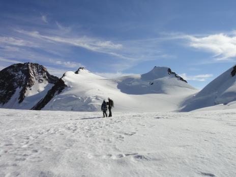 Alpinisme au Mont Rose