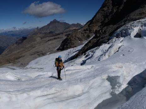 Crevasses en descendant