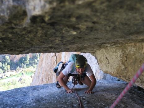 escalade dans les gorges du Tarn