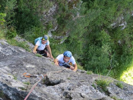 escalade dans les gorges du Tarn