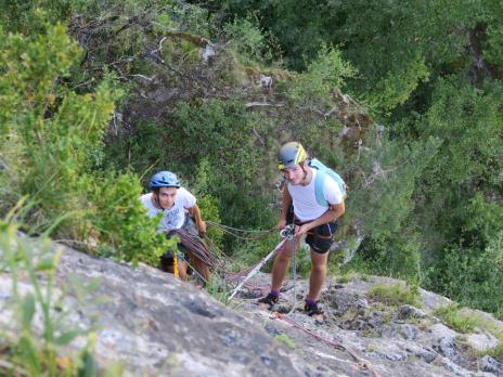 escalade dans les gorges du Tarn