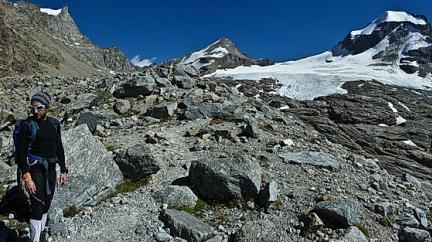 Découverte du matériel sous le Ciarforon.