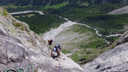 escalade granitique