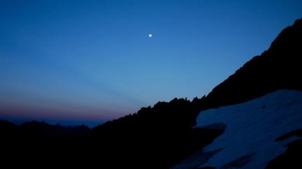 le jour se lève sur la Vanoise