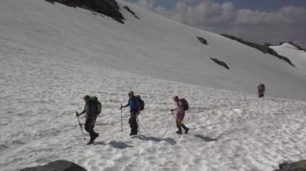 le col du Grand, jour 1