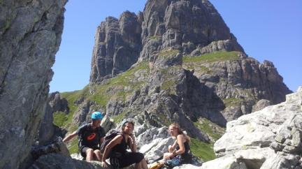 Au sommet de la tête de Balme, vue sur Pierra Menta