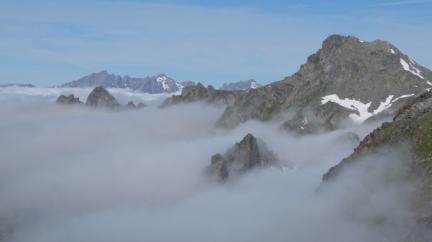 Mer de nuage le matin