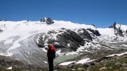 L'immensité des glaciers du Ruitor