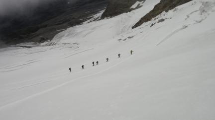 En montant par la Glacier
