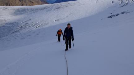 Sur le glacier de Rhème Golette