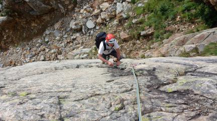 Escalade voie Vento Solare - Guides des Arcs