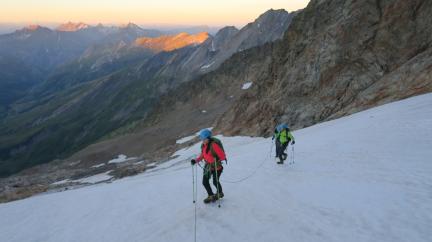 Sur le Glacier des Glaciers