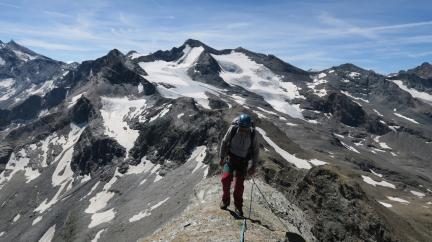 Sur l'arête sud de la Galise