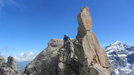 La Pointe de l'Aliet et la traversée des arêtes