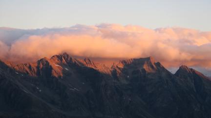 Grand Paradis le matin la vue