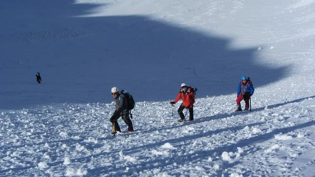 Alpinisme en Vanoise la Becca du Lac par leglacier de l'Invernet