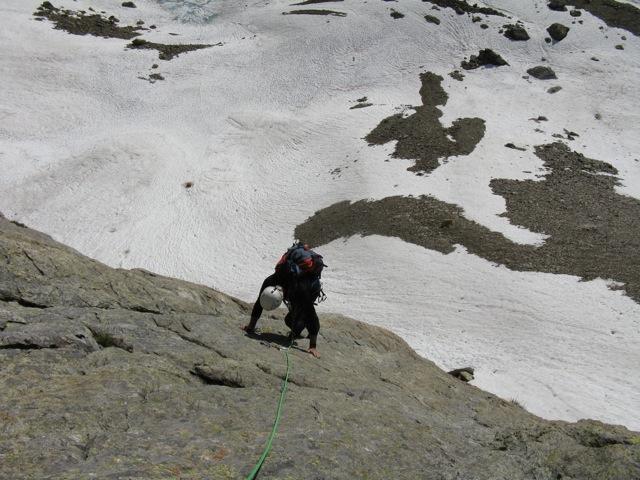 traversée de Bellaval, les premières longueurs
