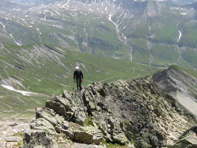 Sur l'arête de Bellaval