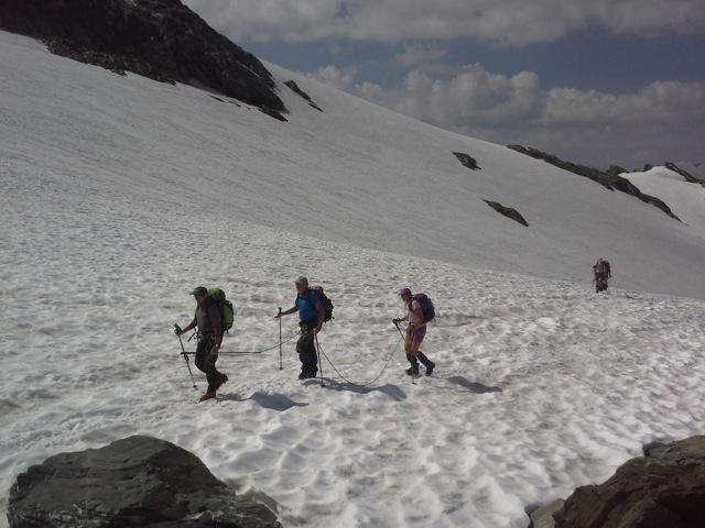 le col du Grand, jour 1