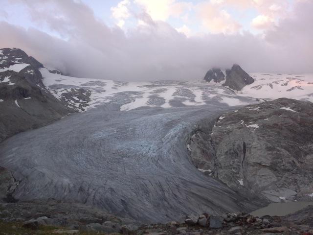 Les immenses glaciers du Ruitor