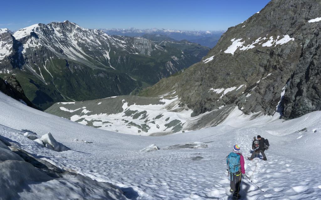 Fin du glacier.