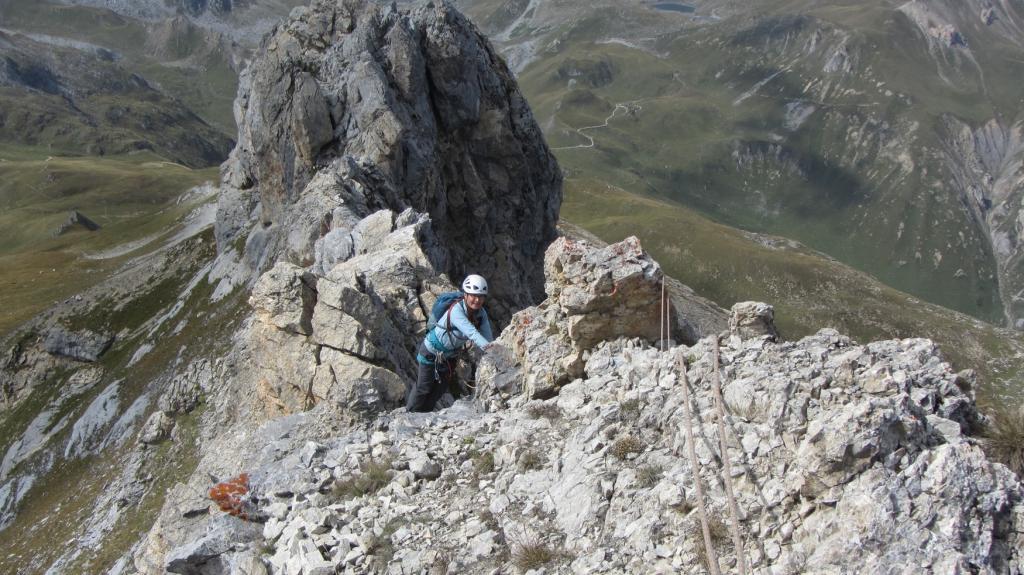Alpinisme en Vanoise traversée des Rochers de Plassa