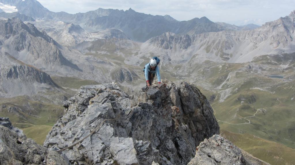 Alpinisme en Vanoise traversée des Rochers de Plassa