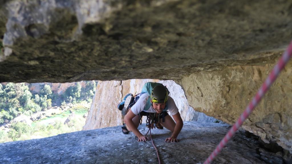 escalade dans les gorges du Tarn