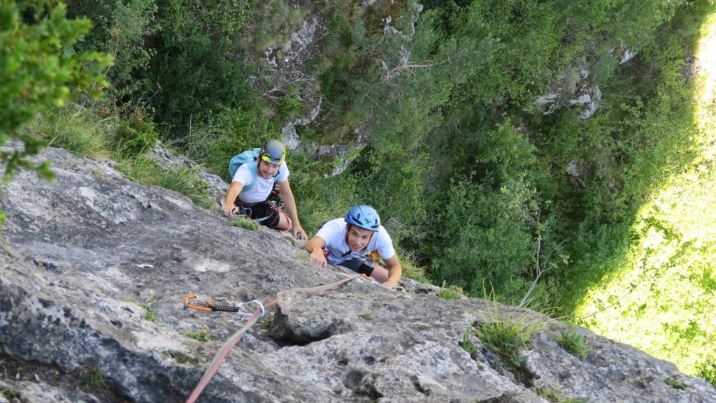 escalade dans les gorges du Tarn
