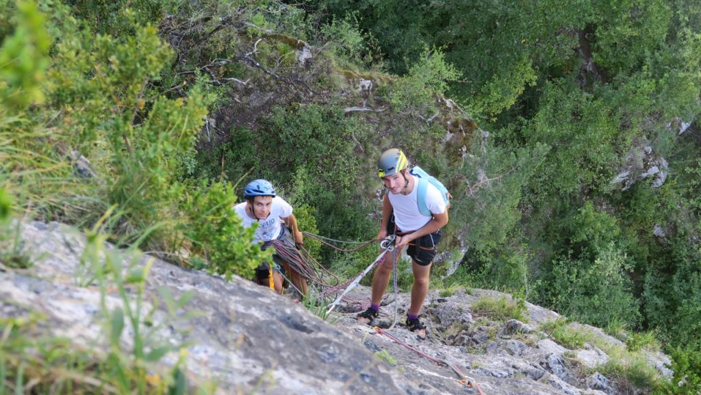 escalade dans les gorges du Tarn