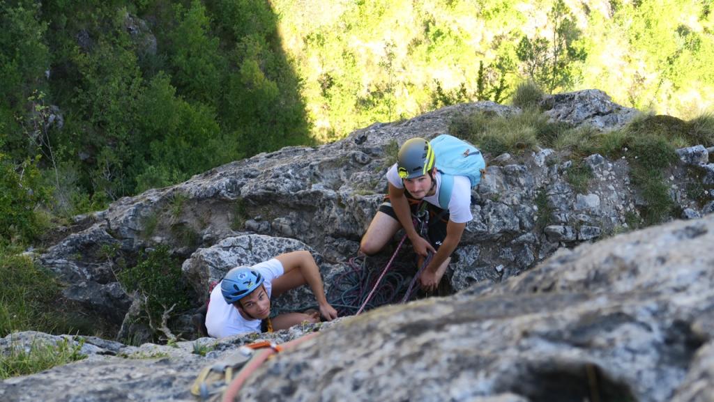 escalade dans les gorges du Tarn