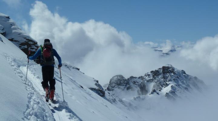 Passage du col de l'Ouille noire.
