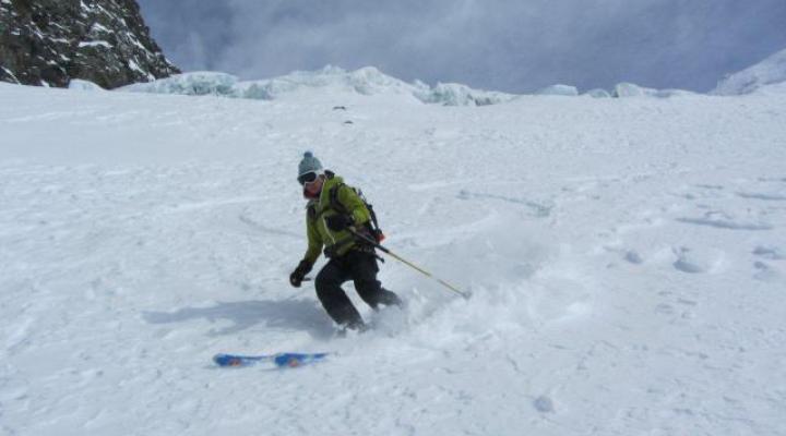 Descente du glacier du Geay - guides des Arcs