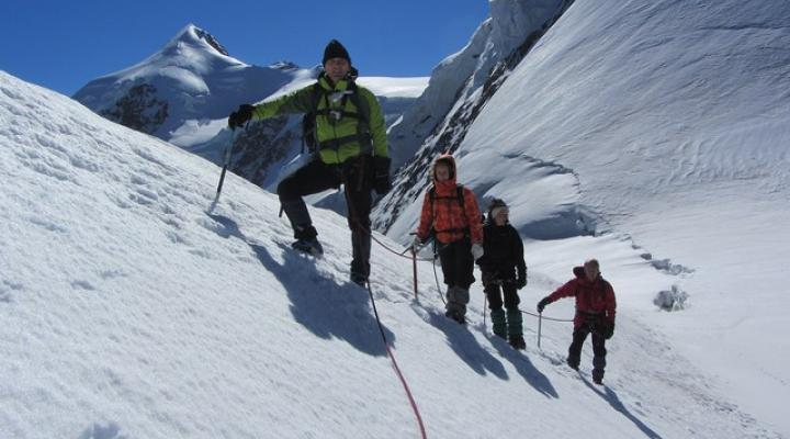 Alpinisme massif du Mont Rose le col di Verra
