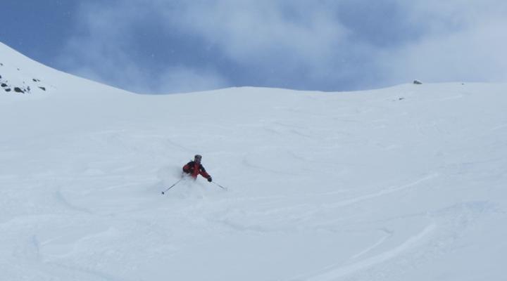 Face nord de Bellecote La Plagne