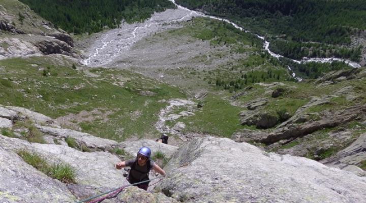 escalade granitique