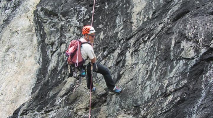Escalade face sud du Mont Pourri voie Rêve d'océan