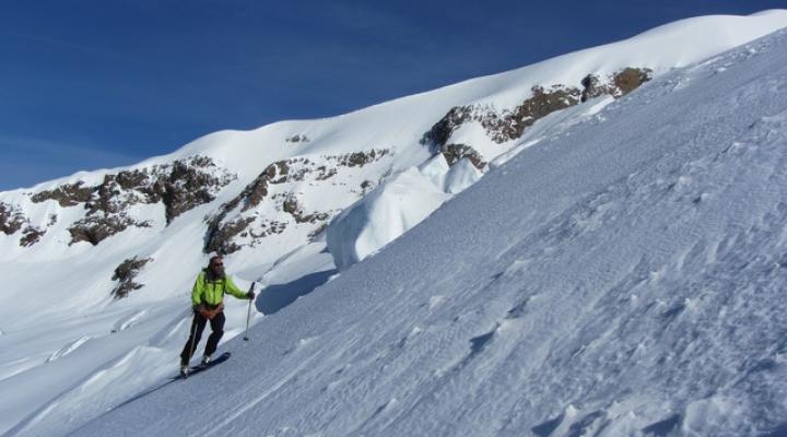 Ski de randonnée le glacier des Glaciers