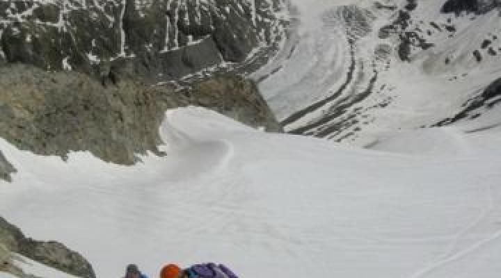 Sur le glacier