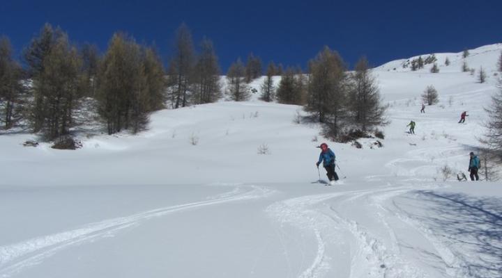 ski de randonnée Crête de Môme - Névache